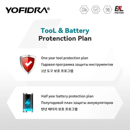 YOFIDRA 220Bar Brushless High Pressure Car Washer – 3 Gear Electric Spray Gun for Makita 18V Battery, Garden & Vehicle Cleaning