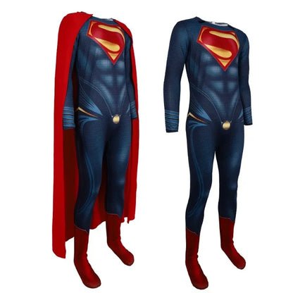 Superman Cosplay Costume – Halloween & Carnival Party Hero Outfit for Men and Women