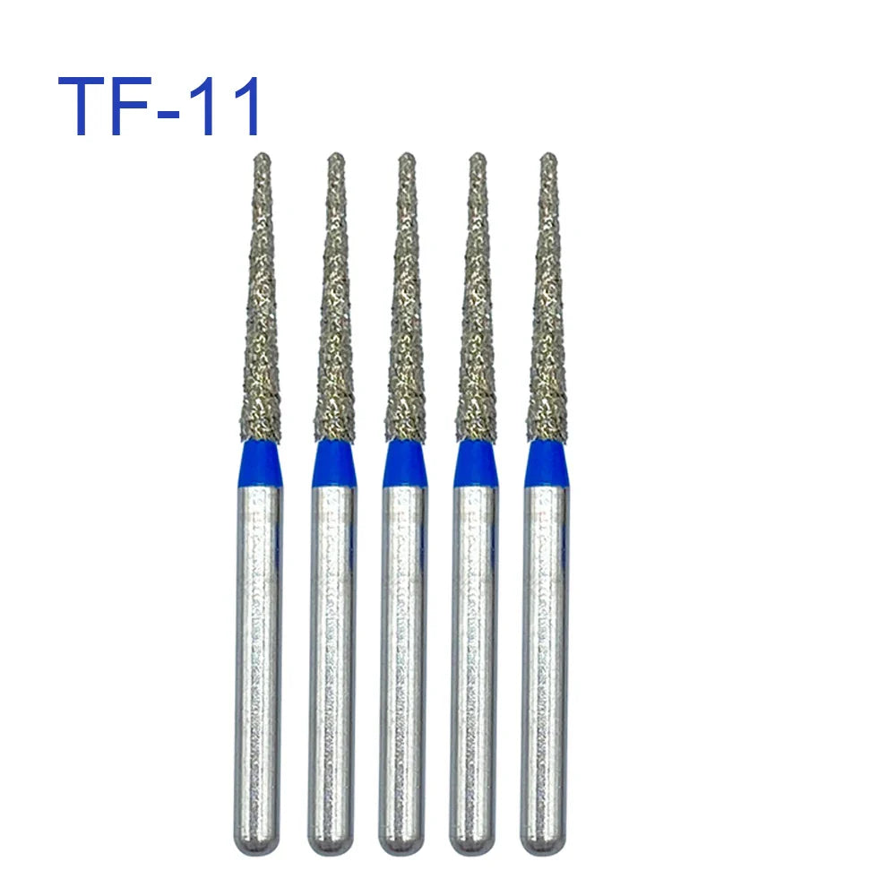 5pcs FG Dia 1.6mm Dental Drills – High-Speed Handpiece Diamond Burs for Teeth Whitening
