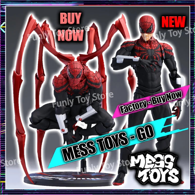 Mess Toys Superior Spider-Man Action Figure – Doctor Octopus Peter Parker Anime Collectible Toy Gift