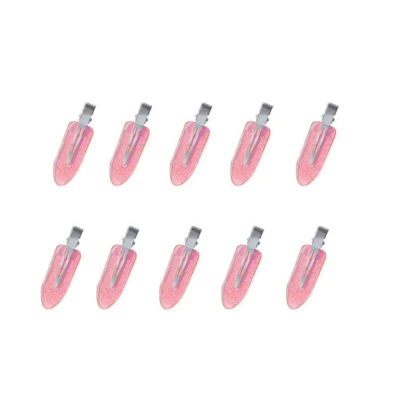 10PCS No Crease Hair Clips Set – Basic Hairpins for Women & Girls, No Bend, Styling & Makeup Accessories