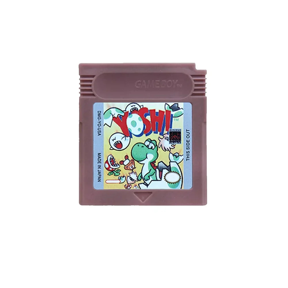 GBC 16-Bit Game Cartridge - Wario Land, Donkey Kong & Yoshi Compatible Game Card for GBC/GBA Consoles