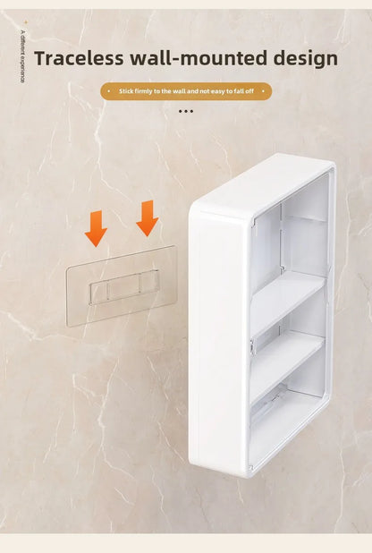 Wall-Mounted Doll Blind Box Storage Rack – Magnetic Suction Figurine Display Cabinet, Dustproof Handheld Box for Collectibles