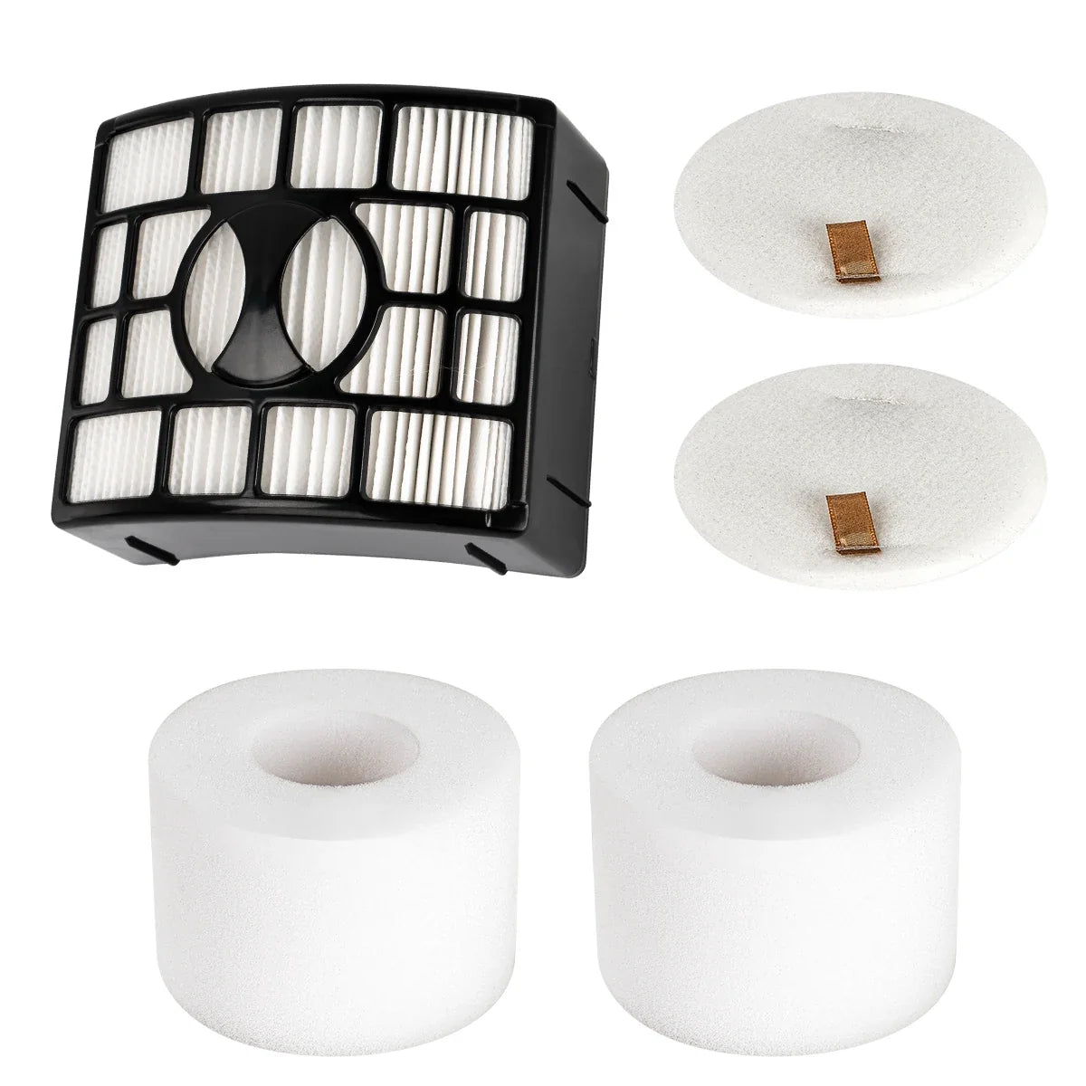 Vacuum Cleaner Foam & HEPA Filters - Replacement Filters for Shark NV350, NV600, NV650 & More