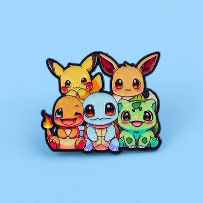 Cute Cartoon Animal Enamel Pins - Anime Figure Brooches for Backpacks, Clothing & Gifts