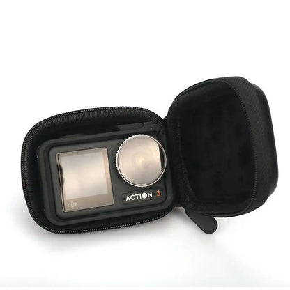 Silicone Camera Lens Dust Cover for DJI Osmo Action 4/5 Pro – Non-Slip Lens Protector with Tempered Film Accessory
