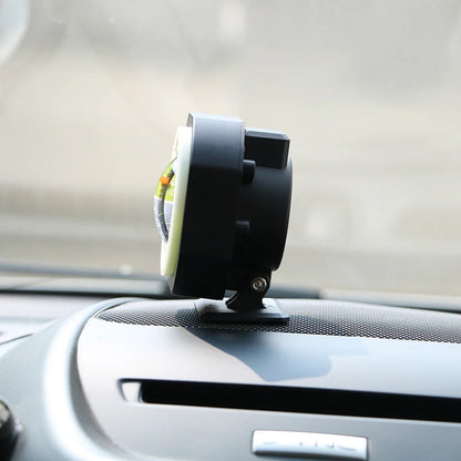 High-Precision Car Inclinometer & Compass — Built-in LED Slope Meter, Vehicle Angle & Gradient Level
