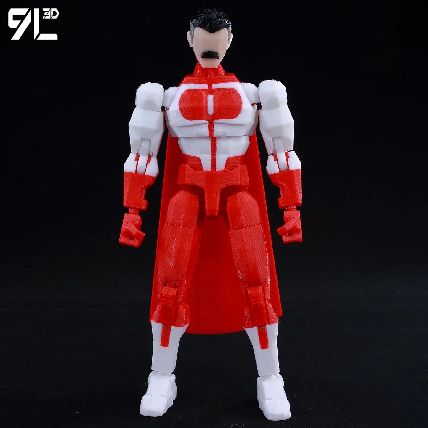 9L3D Lucky 13 Invincible Boy Eve Action Figure — 3D Printed Anime Model, Multi-Jointed Poseable Collectible Toy Gift for Fans