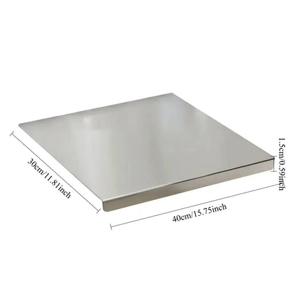 Stainless Steel Double-Sided Cutting Board – Easy Clean Kitchen Chopping Board for Vegetables, Meat & Food Prep, Durable & Versatile Kitchen Tool