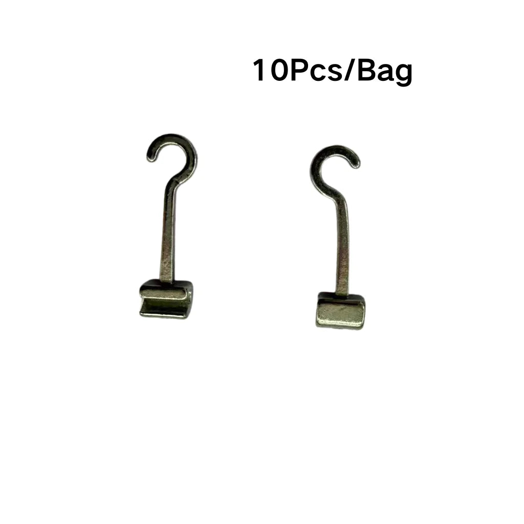 Orthodontic Lingual Button & Crimpable Hook Set – Metal Bondable Dental Traction Eyelets & Accessories for Dentistry Use
