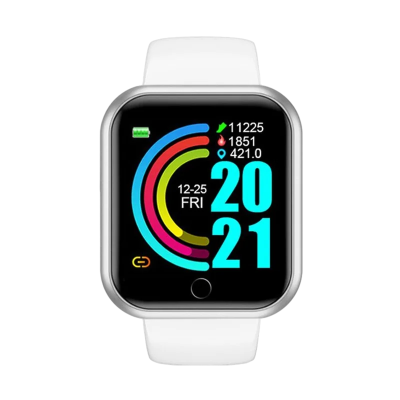 Smartwatch Fashion Sports Bracelet for Women & Men, Multi-Function USB Charging, Compatible with Xiaomi & Huawei