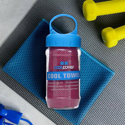 Instant Cooling Sports Towel – Quick-Dry Sweat-Absorbent Gym, Yoga & Workout Fitness Towel