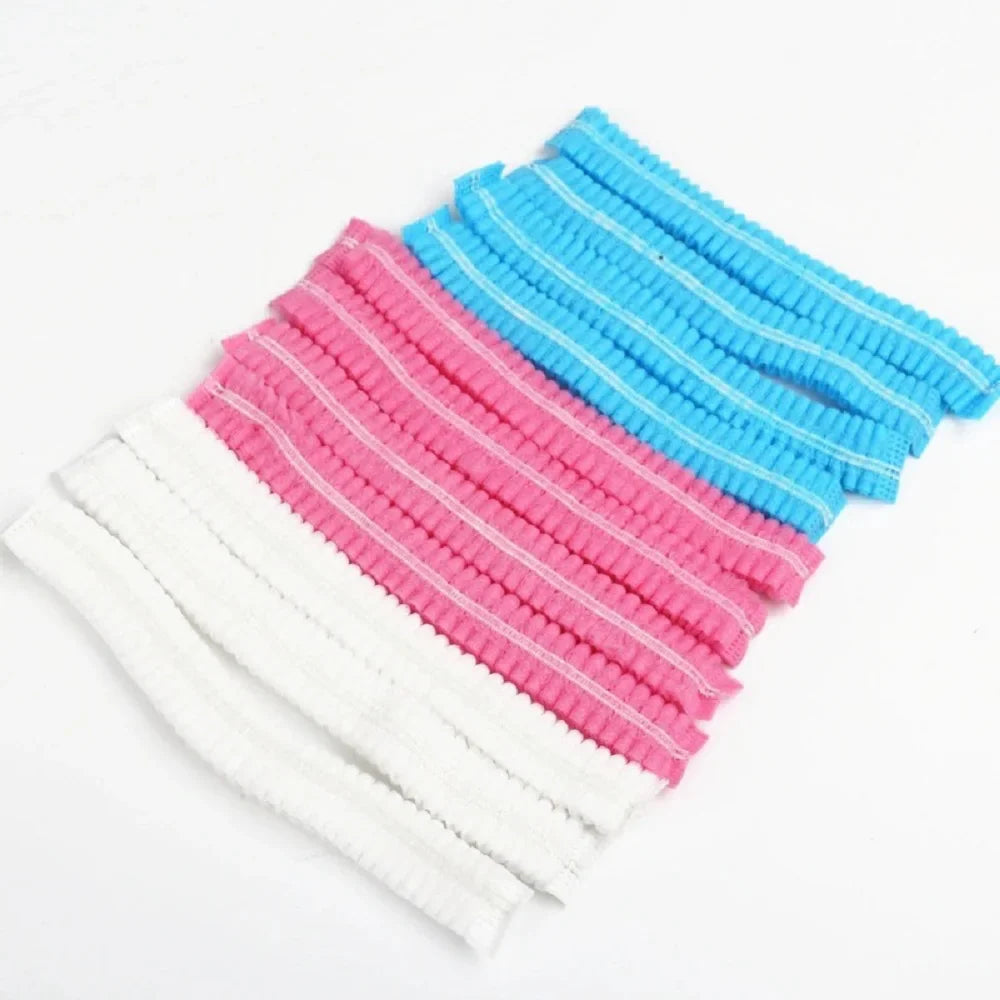 100pcs Disposable Hair Net Caps - Sterile Microblading Accessories for Permanent Makeup - Ideal for Eyebrow Tattooing