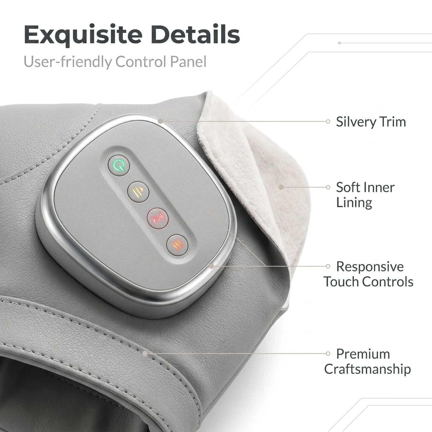 Hand Massager with Air Compression - Vibration Glove for Finger, Wrist & Palm Relaxation