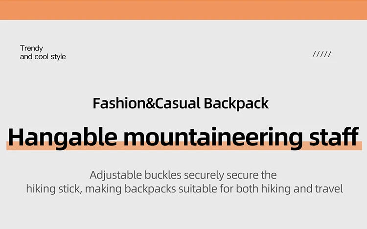 Outdoor Travel Backpack – Large Capacity Sports & Camping Knapsack for Men & Women, Laptop Bag with Shoes Pocket
