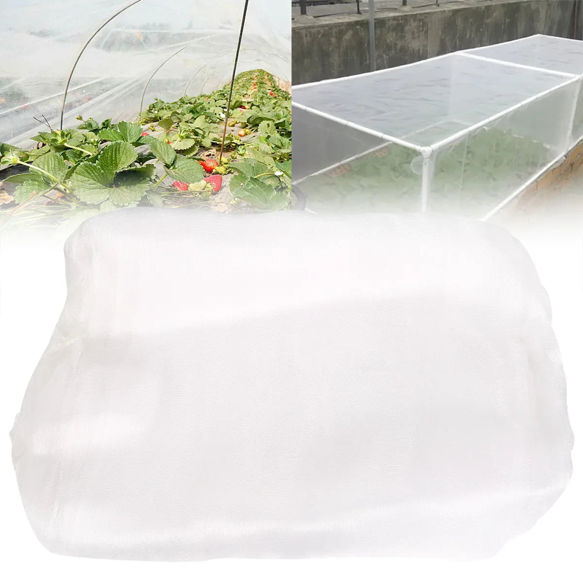 Garden Insect Protection Net – Greenhouse Protective Cover for Flowers, Vegetables, and Fruit Plants