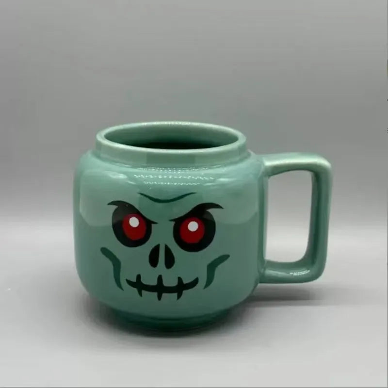 Smile Cartoon Ceramic Mug - Cute Funny Expression Coffee, Milk & Tea Cup for Kids & Home