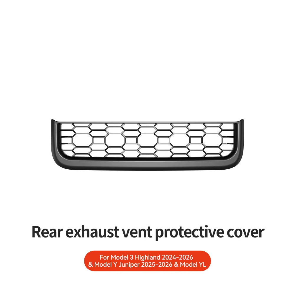 Tesla Model 3/Y Rear Center Console Vent Cover - Dust-Proof Car Interior Accessory