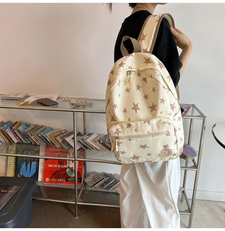 Star Laptop Backpack 17 Inch | Cute Travel & College Bag for Women, Men, Students, Back to School Bookbag