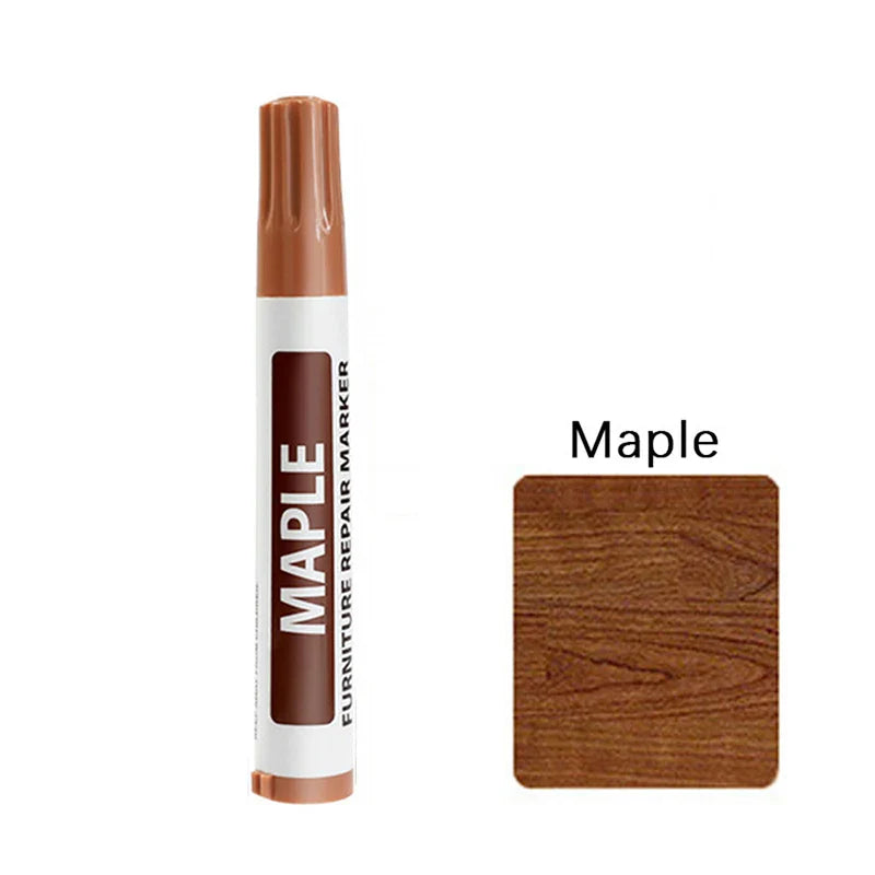 Creative Furniture Repair Pens Set — 8 Colors Wood Scratch Restoration Kit with Patch Paint Pens and Crayons, Large-Capacity Markers