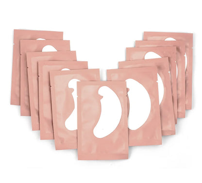 50 Pairs U-Shaped Hydrogel Eye Pads – Eyelash Extension Gel Patches for Lashes & Makeup