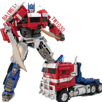 Baiwei Shockwave Transformation Toys – Sentinel Prime TW1024, Ironhide TW1026 & Bumblebee TW1025 Robot Figures TW1028/TW1030