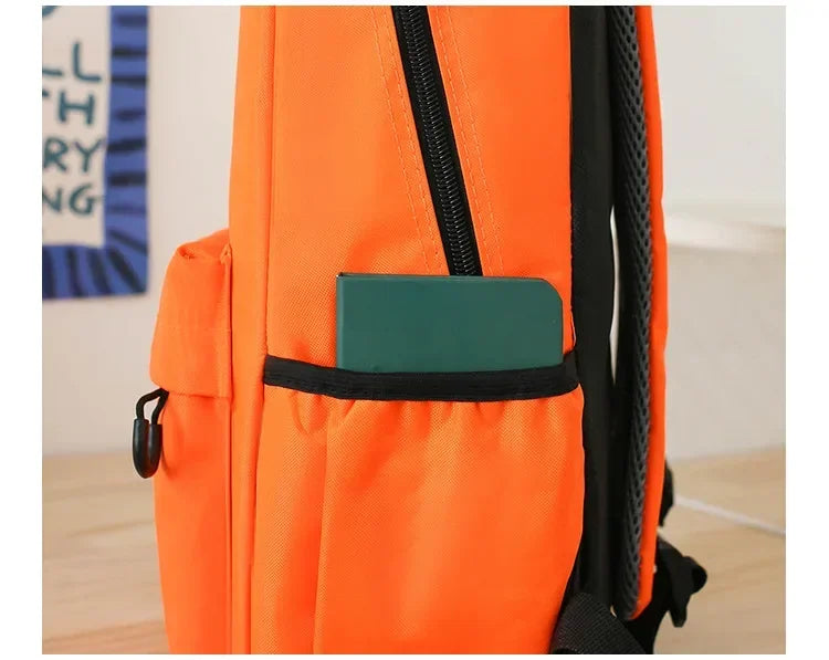 Cartoon Sonic Backpack — School Bag for Kids & Teens Featuring Amy, Rose & Shadow Characters, Perfect Gift for Boys