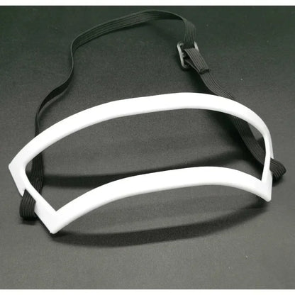 White/Red Barber Neck Hairline Guide Template – DIY Haircut Tool for Salon & Home Styling