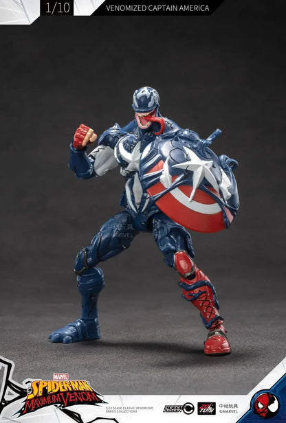 ZD 1/10 Marvel Legends Action Figures – Venom, Spider-Man, Iron Man, Thanos, Captain America, Black Panther Toy