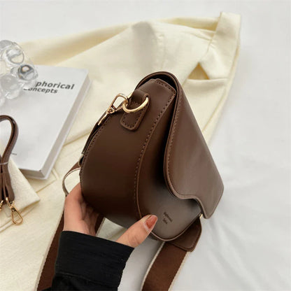 Chic Small Leather Armpit Bag for Women: 2024 Summer Shoulder Crossbody with Chain - Vintage Underarm Handbag