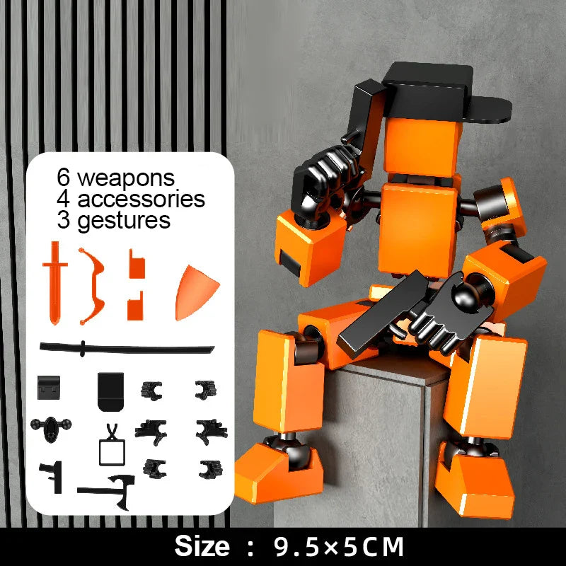 Multi-Jointed Movable Shapeshift Robot 3.0 – 3D Printed Action Model Doll Toy & Christmas Gift