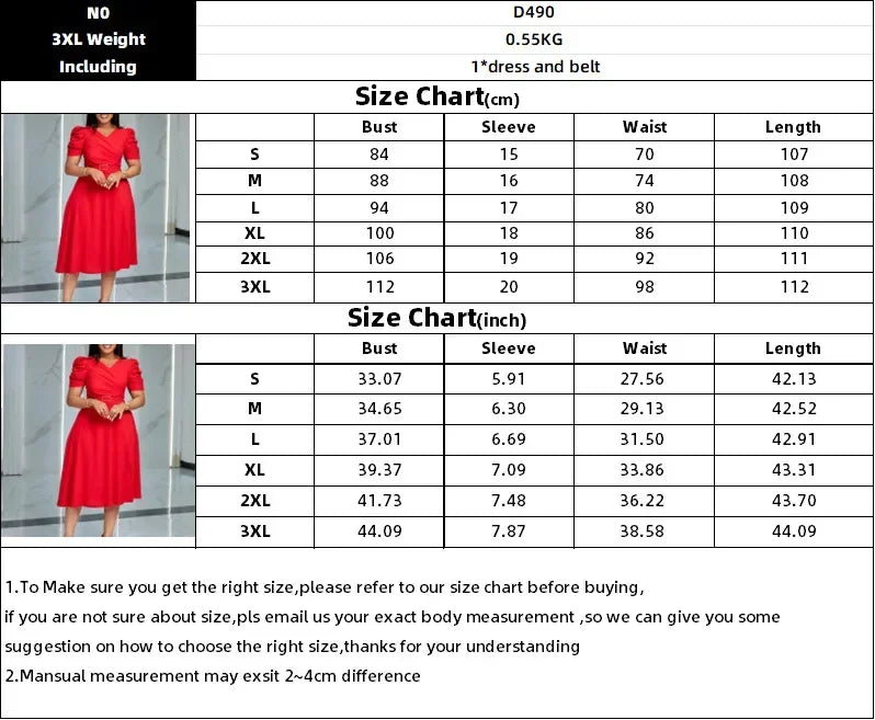 Women's Pleated A-Line Dress - Elegant V-Neck Short Sleeve Office & Church Wear