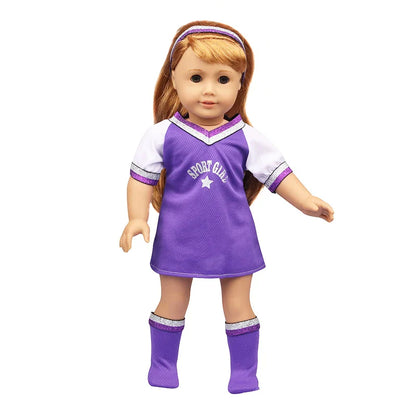 Doll Clothing Set – Firefighter, Student, Graduation, Artist & Athlete Outfits for 18-Inch American & 43cm Baby Newborn OG Girl Dolls