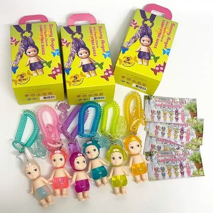 Candy House Angel Keychain Blind Box – Handmade Cartoon Doll Pendant & Mystery Gift