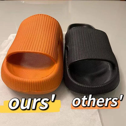 2024 Summer Women's Thick Platform Home Slippers | Fashion Soft Sole EVA Indoor Sandals | Non-Slip Flip Flops
