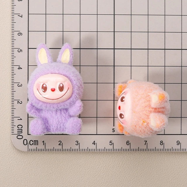 Labubu Macaron Mini Doll Blind Box – Handmade Candy Color Desktop Ornament, Exquisite Mystery Gift