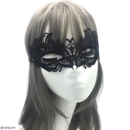 Halloween Lace Velvet Mask — Sexy Unisex Masquerade Eye Mask for Party, Prom, Costume & Cosplay Gifts
