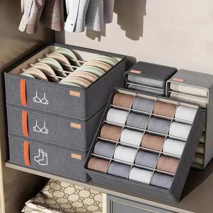 Underwear & Socks Organizer Storage Box – Cabinet Drawer Clothes Organizer for Household Classified Storage
