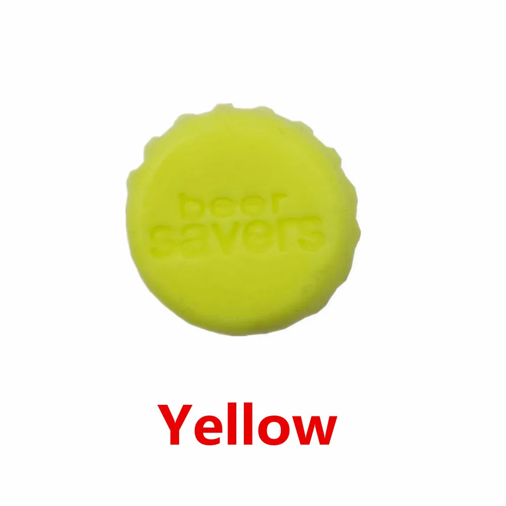 6/12/24/30pcs Reusable Silicone Bottle Caps - Fresh-Keeping Sealed Stopper for Beer, Vinegar, & Soy Sauce Bottles