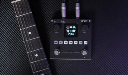 M-VAVE BLACKBOX Multifunctional Guitar/Bass Effect Pedal – 80 Editable Presets, 6 Effects Modules, Built-in Battery