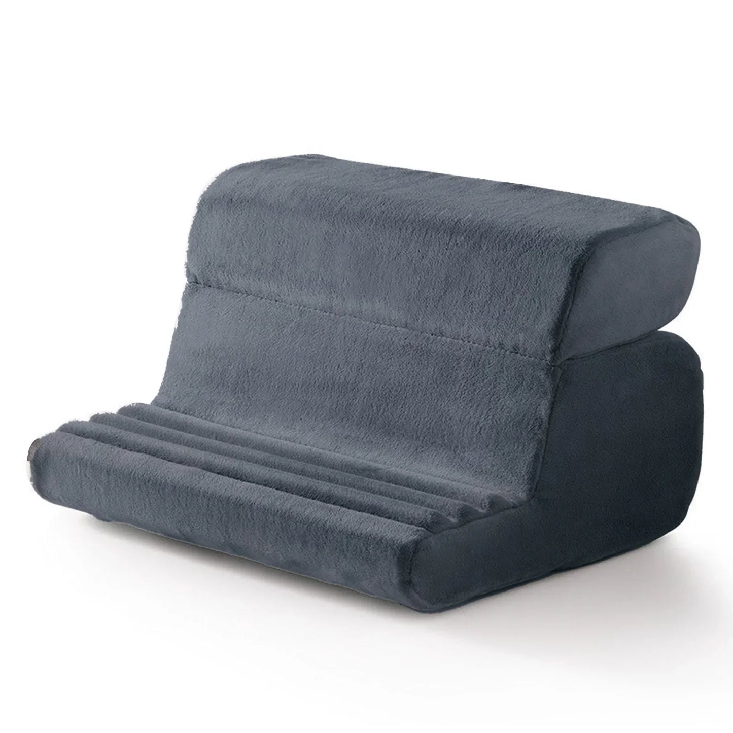 Xnyocn Foldable Tablet Pillow Stand – Soft Lap & Desk Holder with Stylus Pocket for iPad Pro