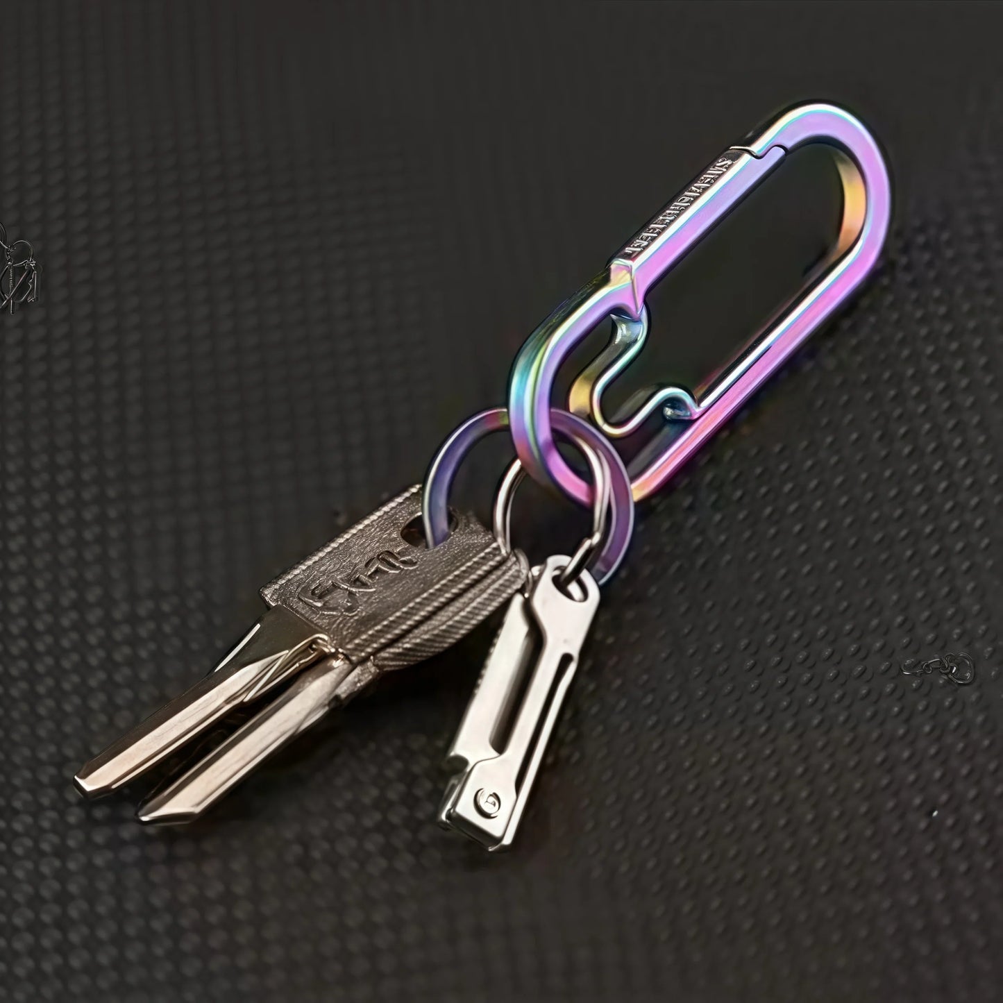 Stainless Steel Mini Folding Knife Keychain – Multi-Function EDC Pocket Tool for Outdoor Camping & Everyday Carry