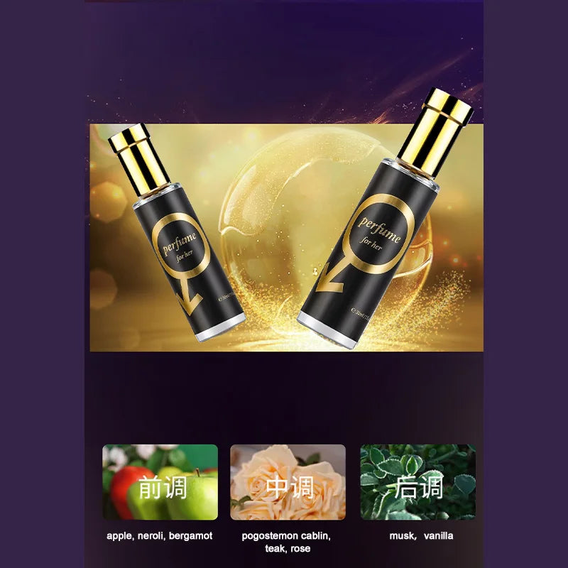 Pheromone Midnight Temptation Unisex Perfume – Irresistible High-End Couple Fragrance to Attract Opposite