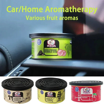 Car Air Freshener – 12 Scent Options, Organic Cans, Odor Eliminator, Long-Lasting Strong Fragrance for Home
