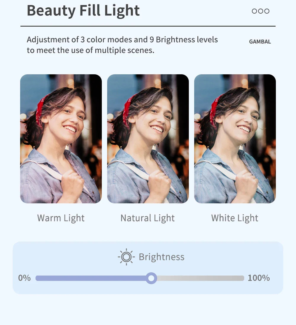360° Rotation Gimbal Stabilizer & Selfie Stick – Tripod for iPhone & Smartphone Live Photography
