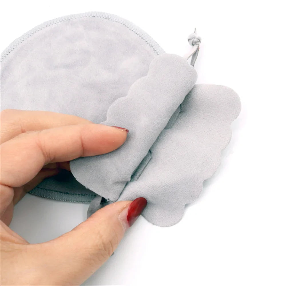 10PCS Small Velvet Jewelry Pouches – Drawstring Bags for Rings, Earrings, Candy, Gift Packaging, Display & Business Supplies
