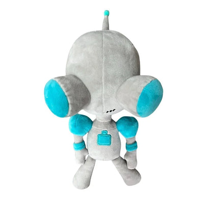 28cm Alien ET 3D Eyes Green Plush Toy – Invader ZIM GIR Dog Soft Stuffed Collectible, Christmas Gift for Children