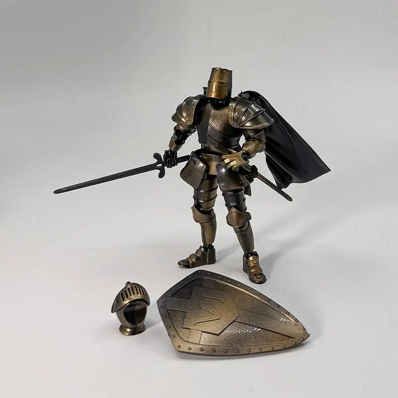 3D Printed Multi-Joint Action Figures – Medieval Knight Series, Creative Stress-Relief Toy, Handmade Gift for Kids