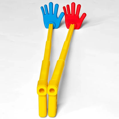 3D Printed Rock Paper Scissors Hand Toy - Extendable Interactive Clapper & Stress Relief Game