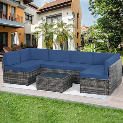 Outdoor Sectional Chair Set – Weather-Resistant Patio Furniture for Garden, Deck, or Backyard
